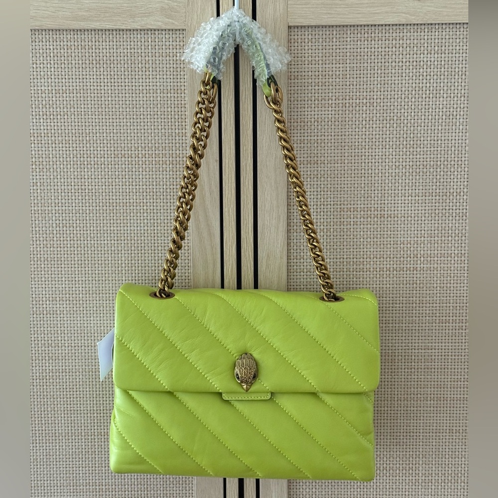 NWT Kurt Geiger Large Kensington Quilted Leather Bag